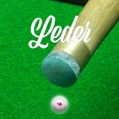 Billard Cueue Leder