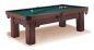 Preview: Pool Billiard table Huntington 8ft stained mahagony, playfield 224 x 112 cm