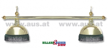 Billard Lampe 2 flammig Evergold Prestige