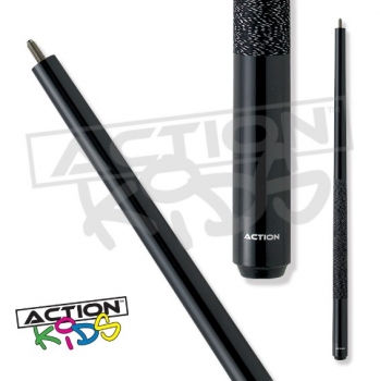 19 OZ Pool Cue 2-piece Action Junior blue / 12 mm glue on tip / L:123 cm