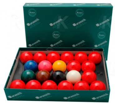 Snookerballsatz Aramith 57.2 mm 22 Stück, große Bälle