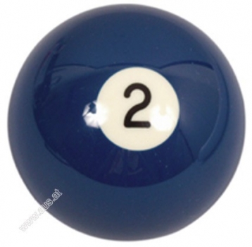 Pool-Ball Nr. 2 - 57,2 mm Aramith Premier