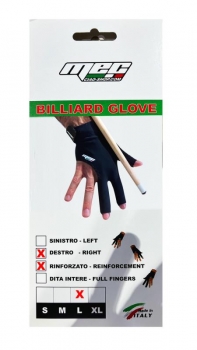 Billard-Handschuh Professional Gr. L für rechte Hand